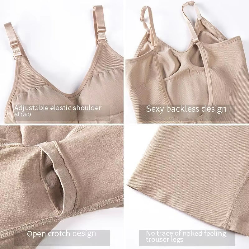 Low Back Seamless Bodysuit for Women Tummy Control Hip Lifter Full Bod ...