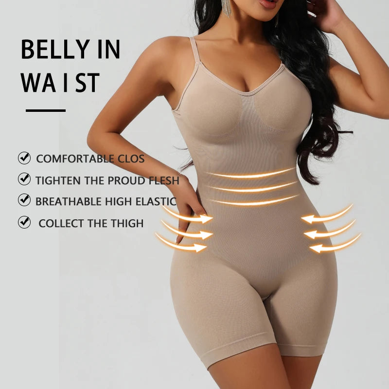Seamless Contour Bodysuit for Women